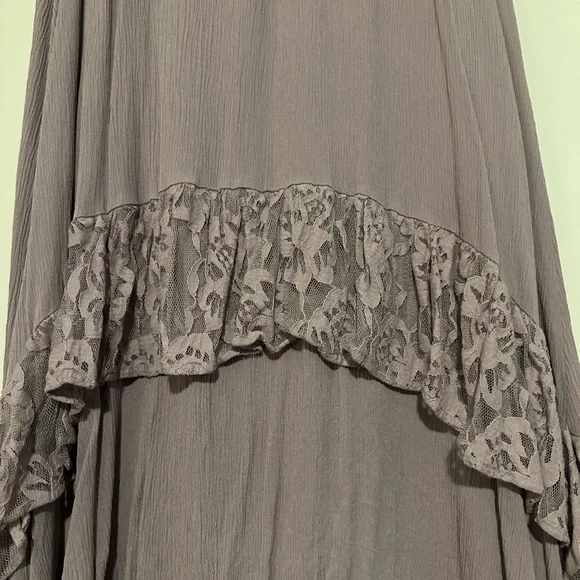 Love, Fire High Low Tiered Maxi Skirt Size Medium - Picture 4 of 8